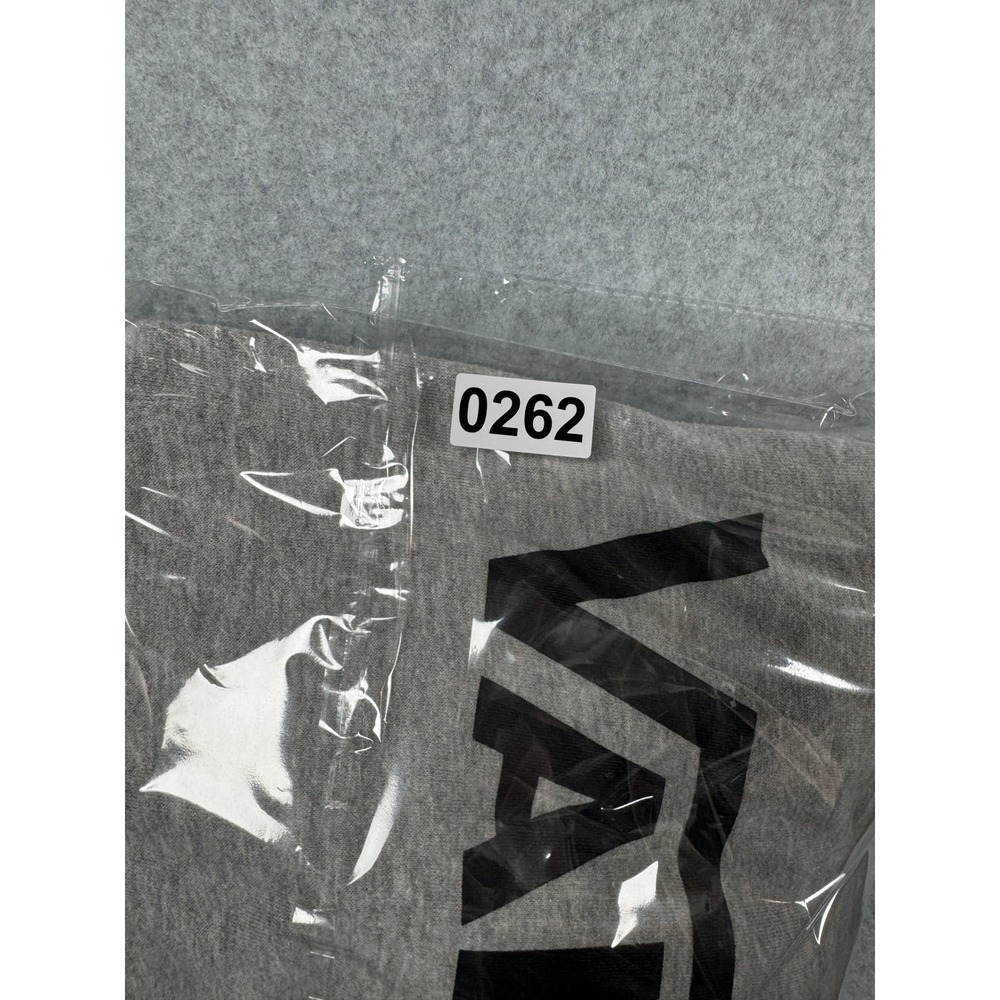 Vans Off The Wall Hoodie Mens Small Gray Black Logo Pullover Sweatshirt S 0262 - Picture 8 of 9